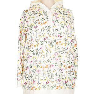 Lands' End Size 2X Hoodie Floral